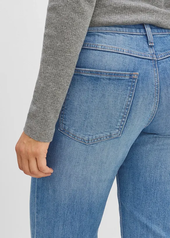 Mom jeans pr&eacute;maman 2 in 1 per la gravidanza e oltre, cropped, bonprix