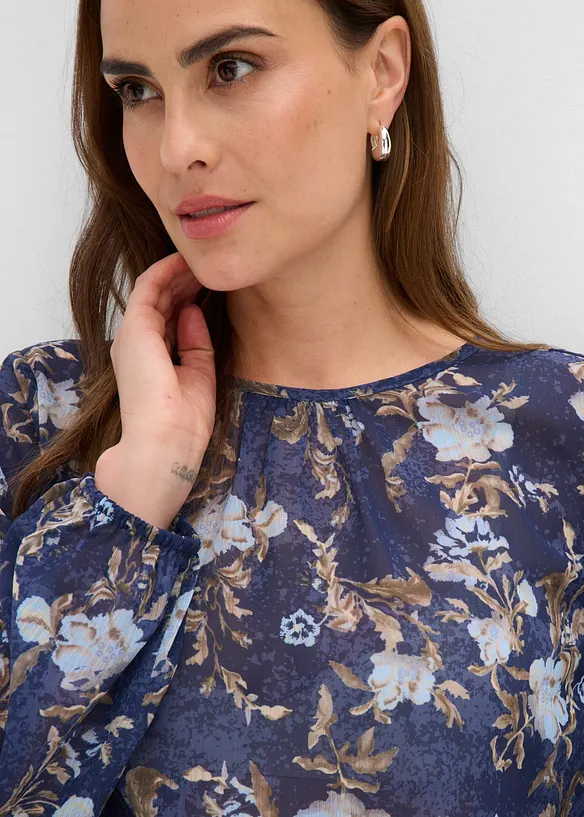 Tunica in chiffon trasparente, bonprix