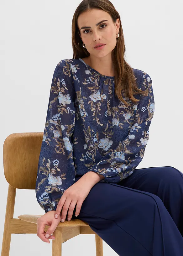 Tunica in chiffon trasparente, bonprix