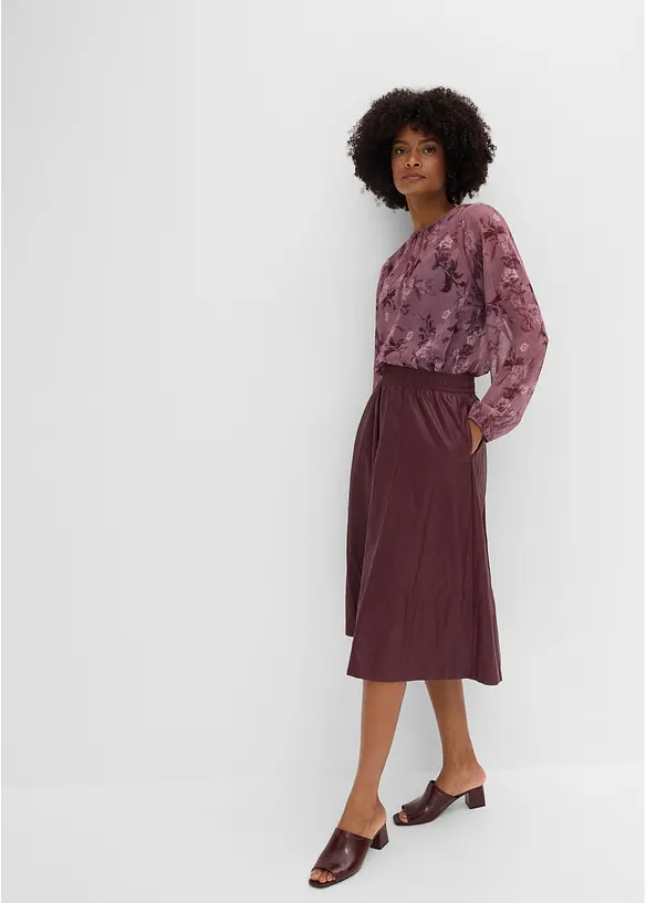 Tunica in chiffon trasparente, bonprix
