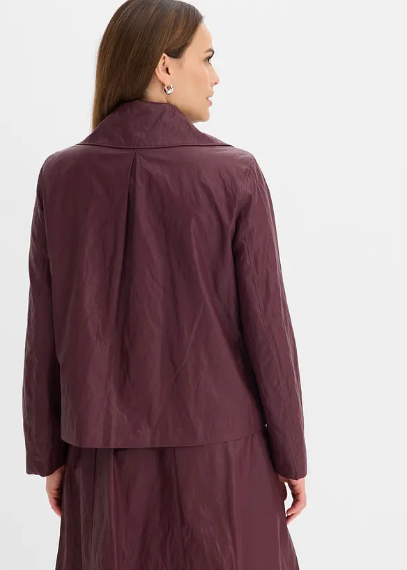 Giacca in similpelle effetto crinkle, bonprix