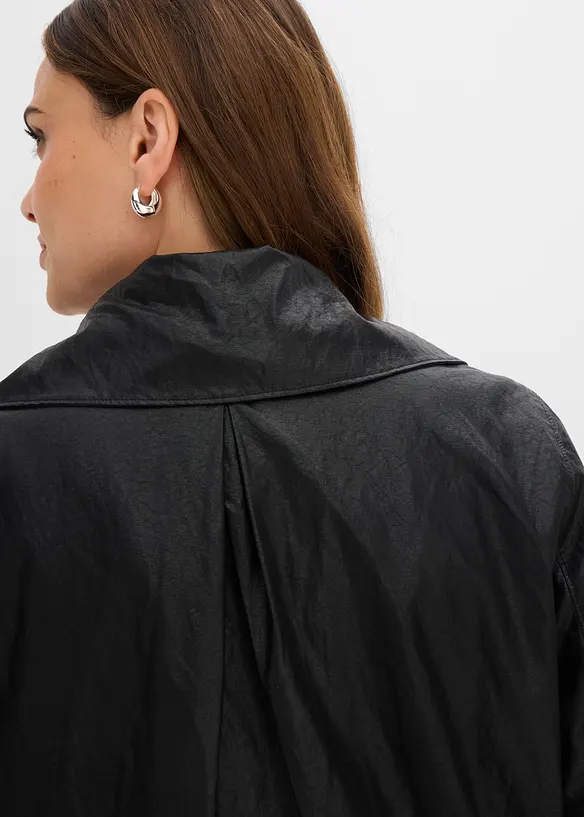 Giacca in similpelle effetto crinkle, bonprix
