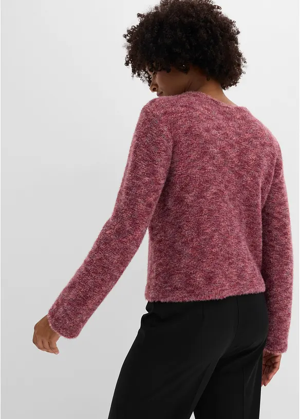 Cardigan con filato ad effetto, bonprix