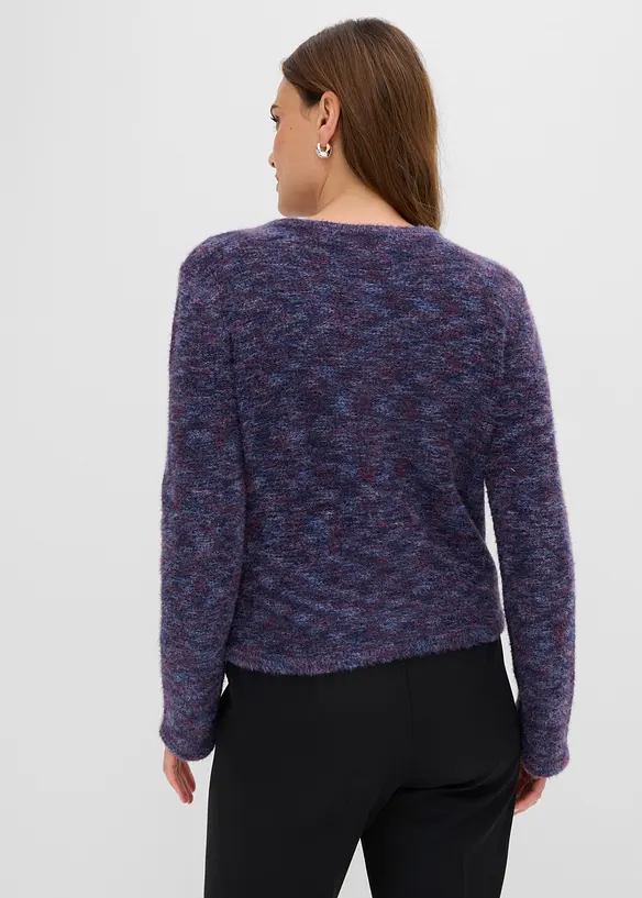 Cardigan con filato ad effetto, bonprix