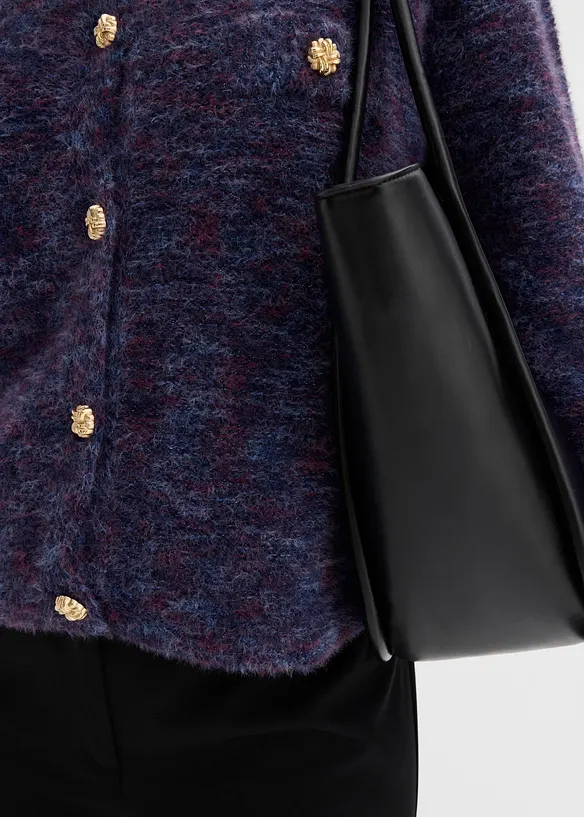 Cardigan con filato ad effetto, bonprix