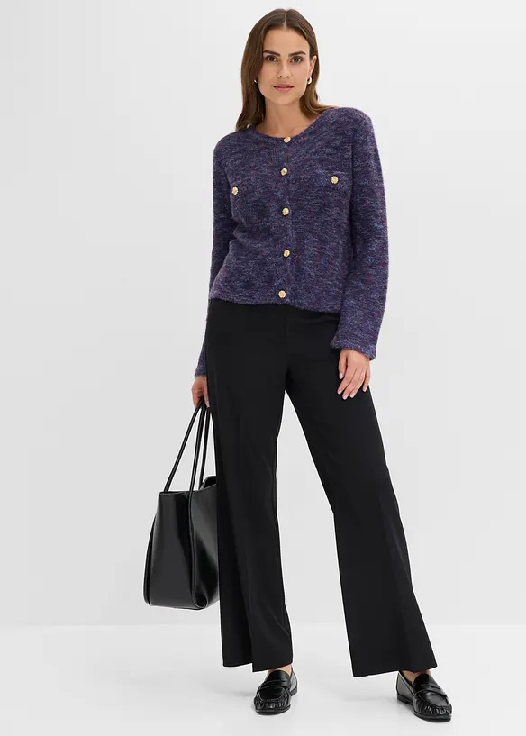 Cardigan con filato ad effetto, bonprix