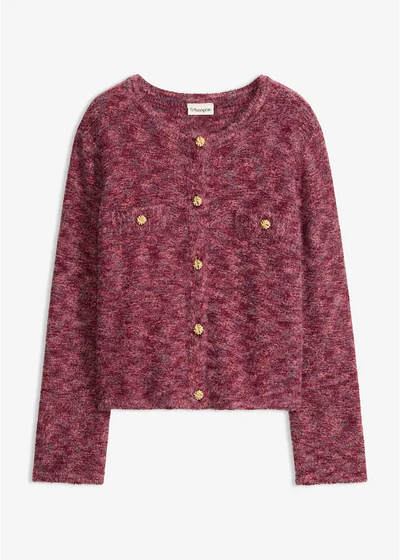 Cardigan con filato ad effetto, bonprix