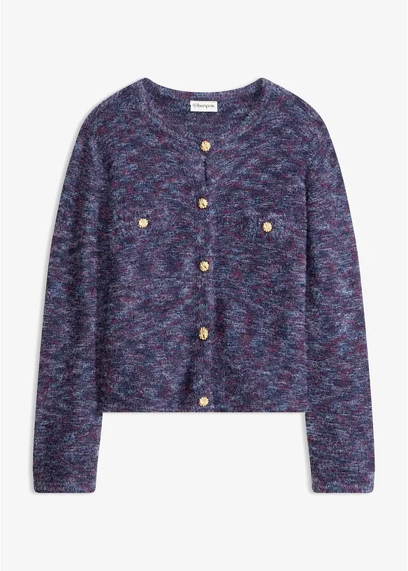 Cardigan con filato ad effetto, bonprix