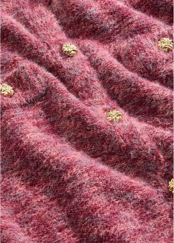 Cardigan con filato ad effetto, bonprix