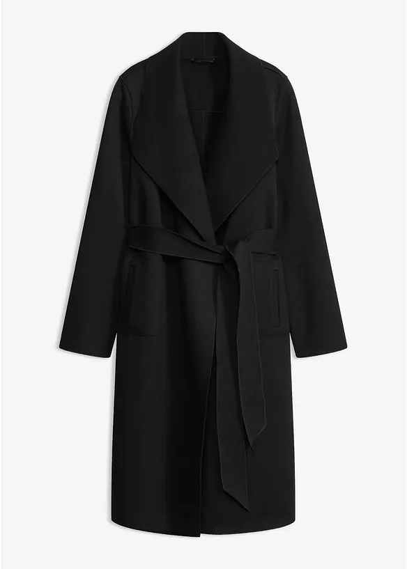 Cappotto con cintura da annodare, bonprix