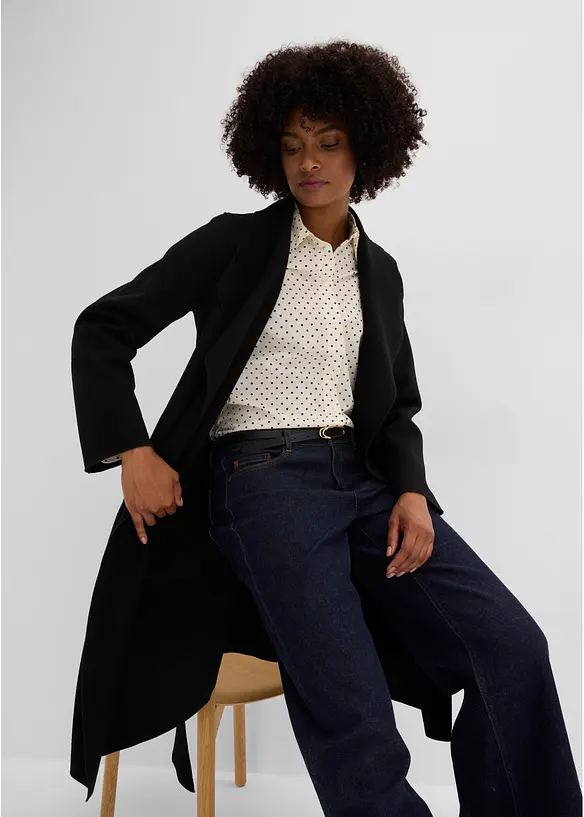 Cappotto con cintura da annodare, bonprix