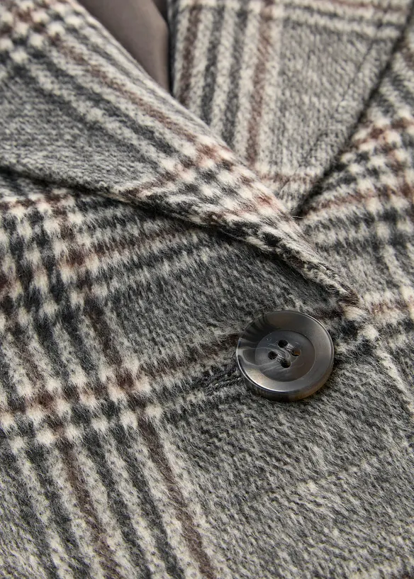 Cappotto con motivo a quadri, bonprix