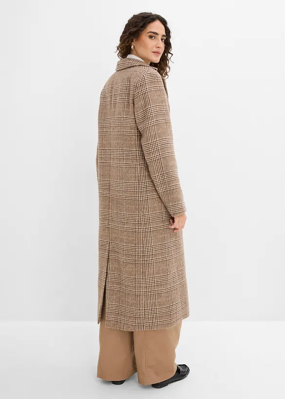 Cappotto con motivo a quadri, bonprix