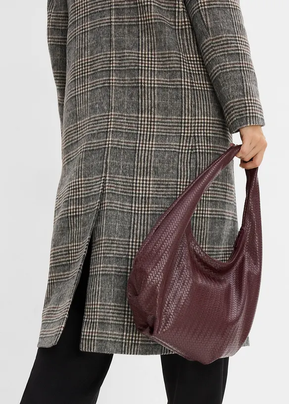 Cappotto con motivo a quadri, bonprix