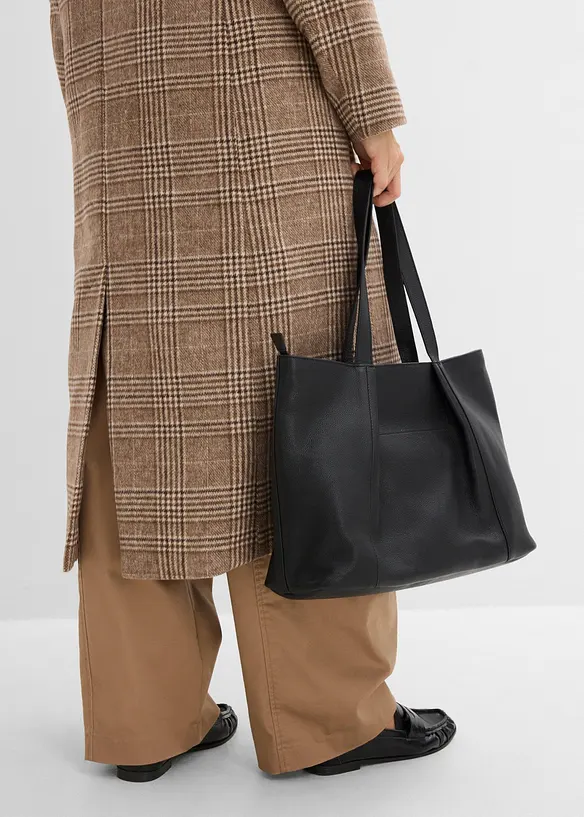 Cappotto con motivo a quadri, bonprix