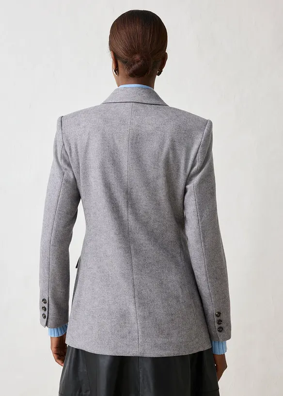 Blazer con percentuale di morbida lana, bonprix