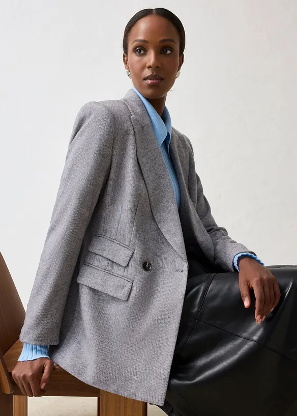 Blazer con percentuale di morbida lana, bonprix