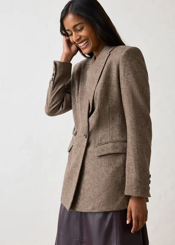 Blazer con percentuale di morbida lana, bonprix