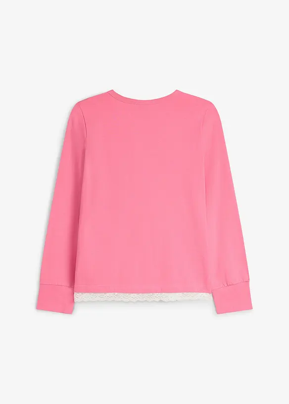 Maglia serafino effetto 2 in 1, bonprix