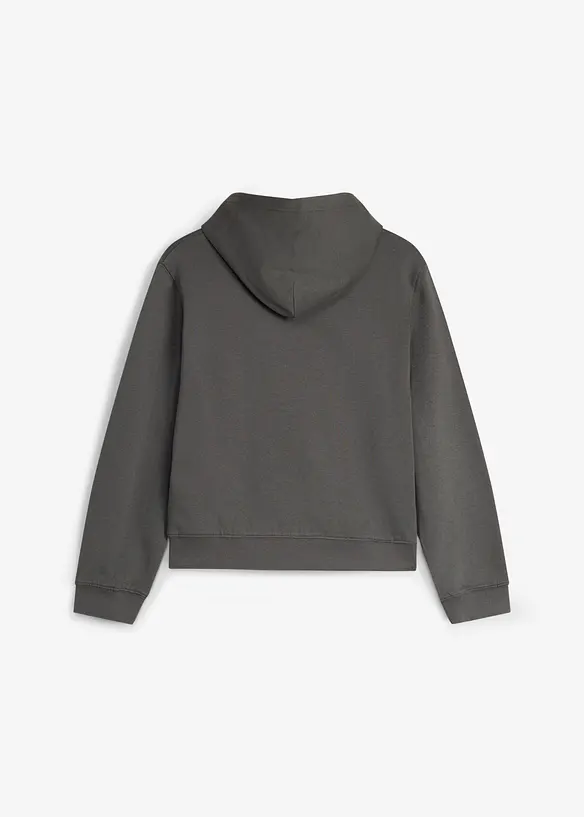 Felpa con cappuccio in morbido cotone biologico, bonprix