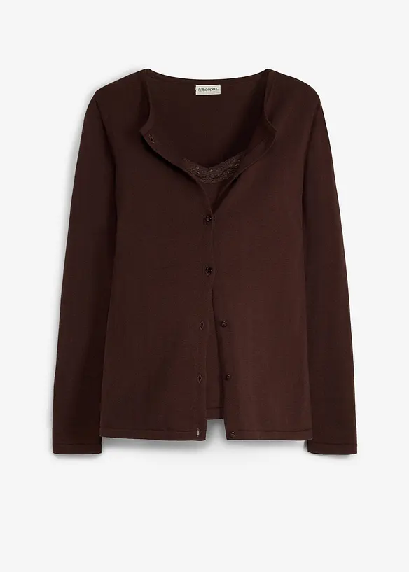 Cardigan pr&eacute;maman 2 in 1 con funzione allattamento, bonprix