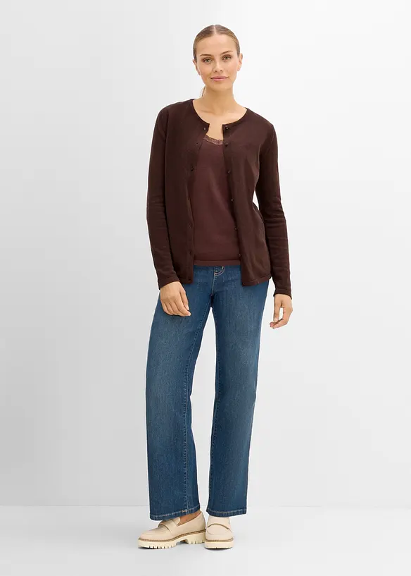 Cardigan pr&eacute;maman 2 in 1 con funzione allattamento, bonprix