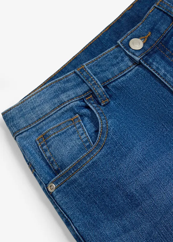 Jeans elasticizzati con vita regolabile, regular fit straight, bonprix