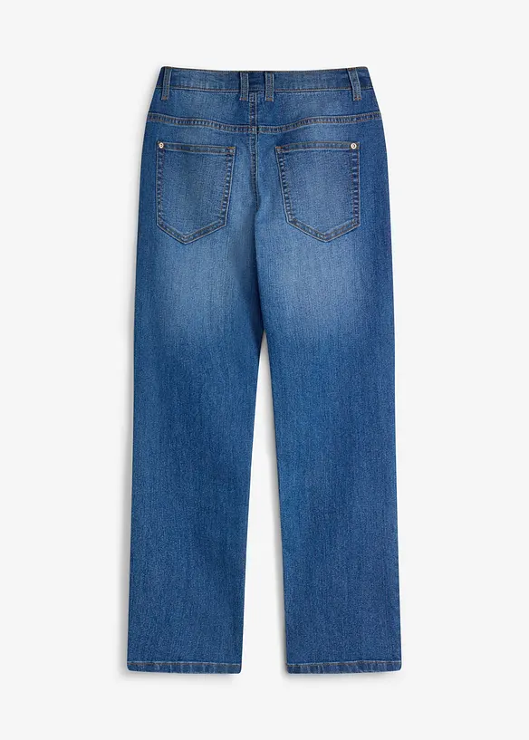 Jeans elasticizzati con vita regolabile, regular fit straight, bonprix