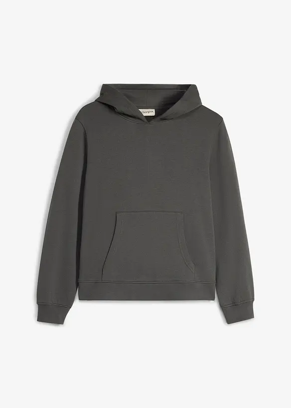 Felpa con cappuccio in morbido cotone biologico, bonprix