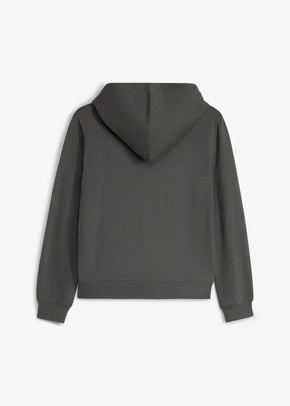 Felpa con cappuccio in morbido cotone biologico, bonprix