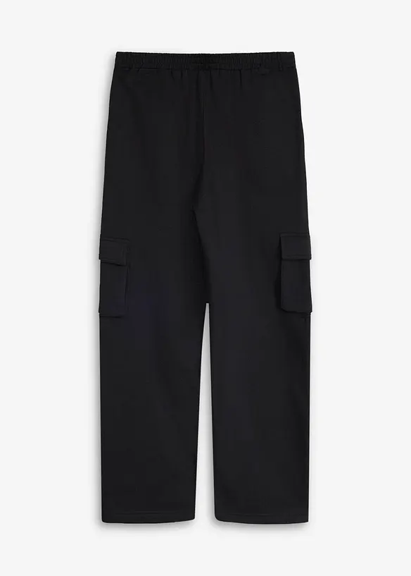 Pantaloni cargo da jogging in morbido cotone biologico, loose fit, bonprix