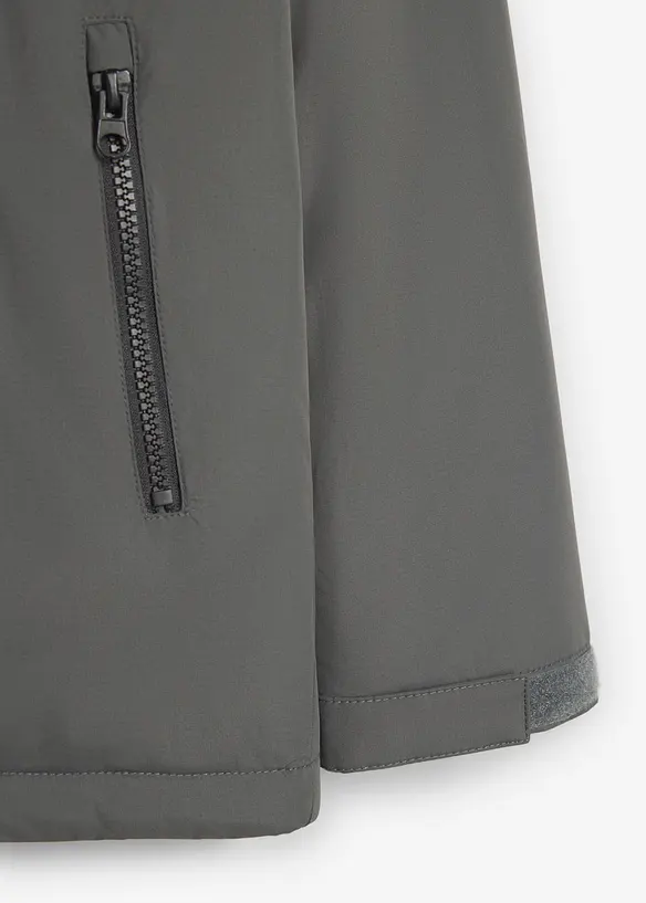 Giacca tecnica idrorepellente con cappuccio rimovibile, bonprix