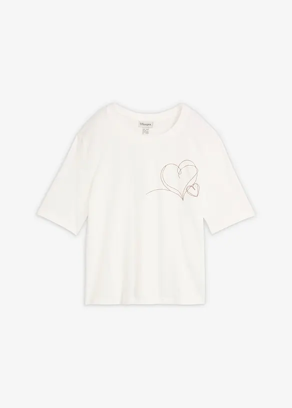 T-shirt in puro cotone biologico, bonprix
