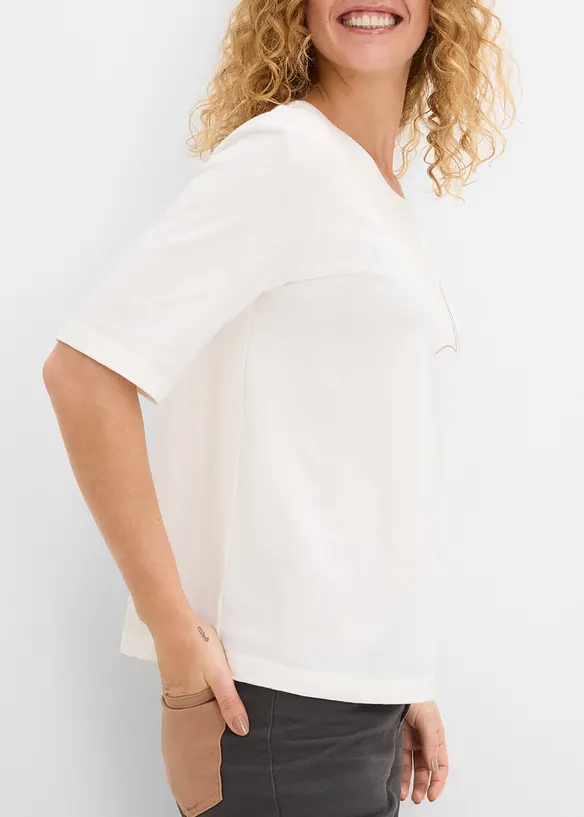 T-shirt in puro cotone biologico, bonprix