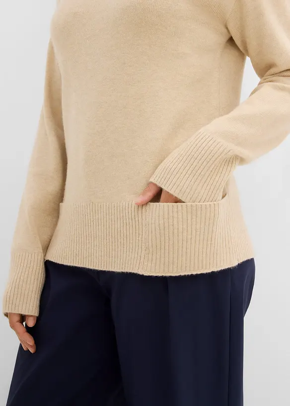 Maglione in misto viscosa, bonprix