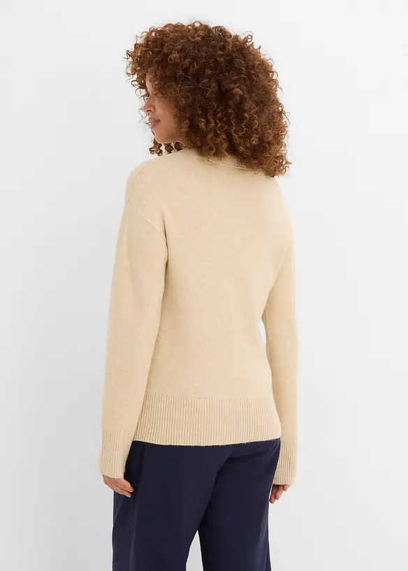 Maglione in misto viscosa, bonprix