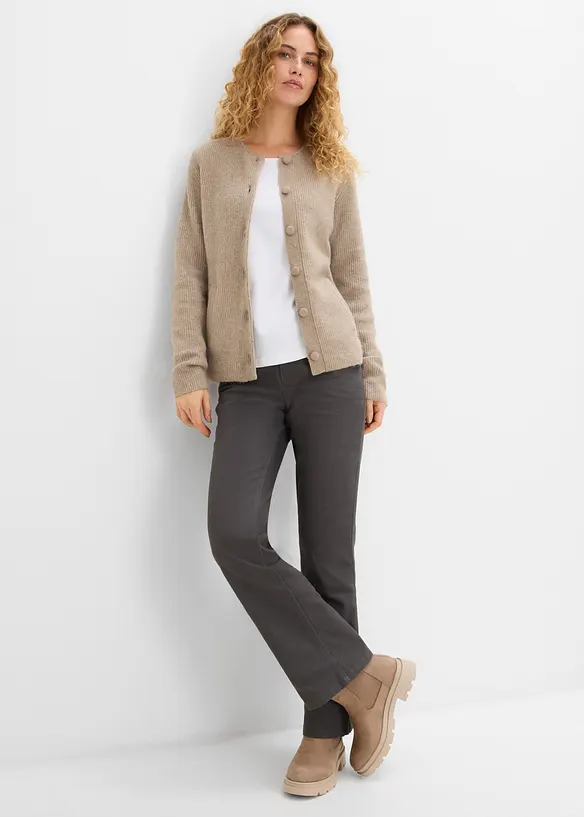 Cardigan in maglia a coste, bonprix
