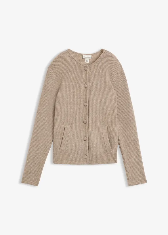 Cardigan in maglia a coste, bonprix