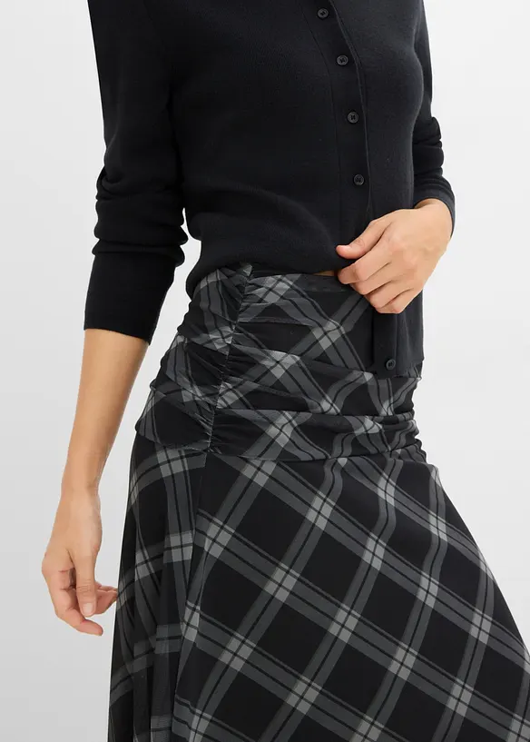 Gonna in jersey di mesh fine, bonprix