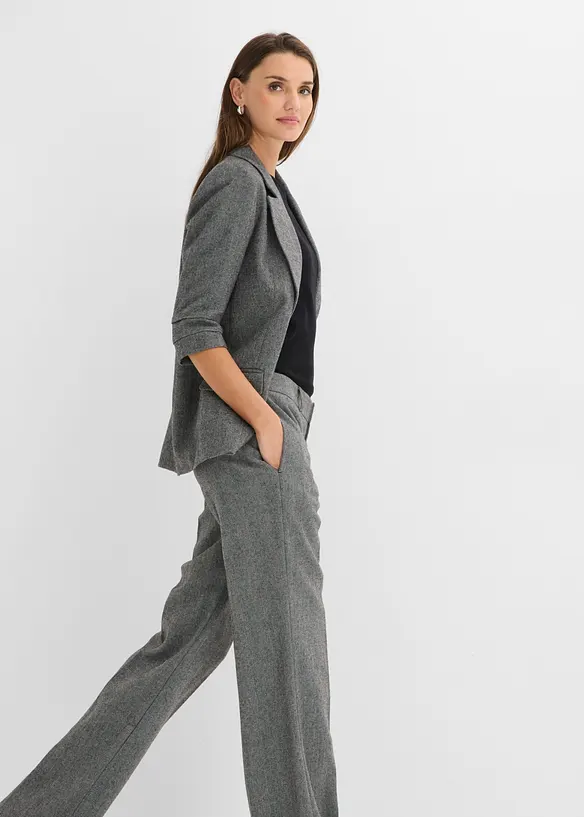 Blazer lungo con colletto a revers, bonprix