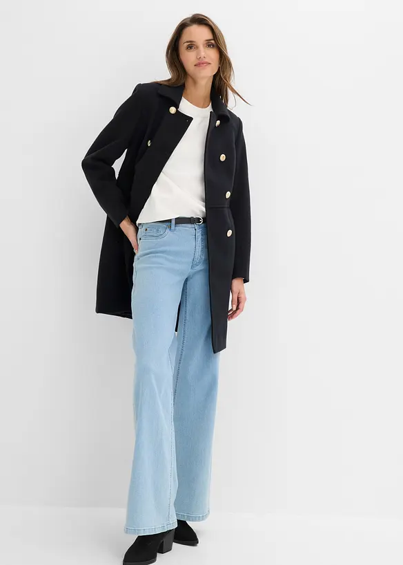 Cappotto corto in simil lana, bonprix