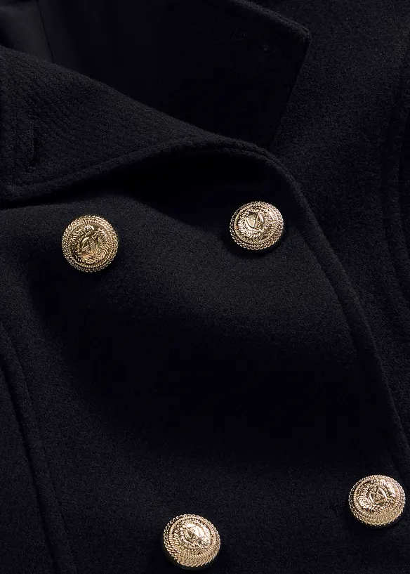 Cappotto corto in simil lana, bonprix
