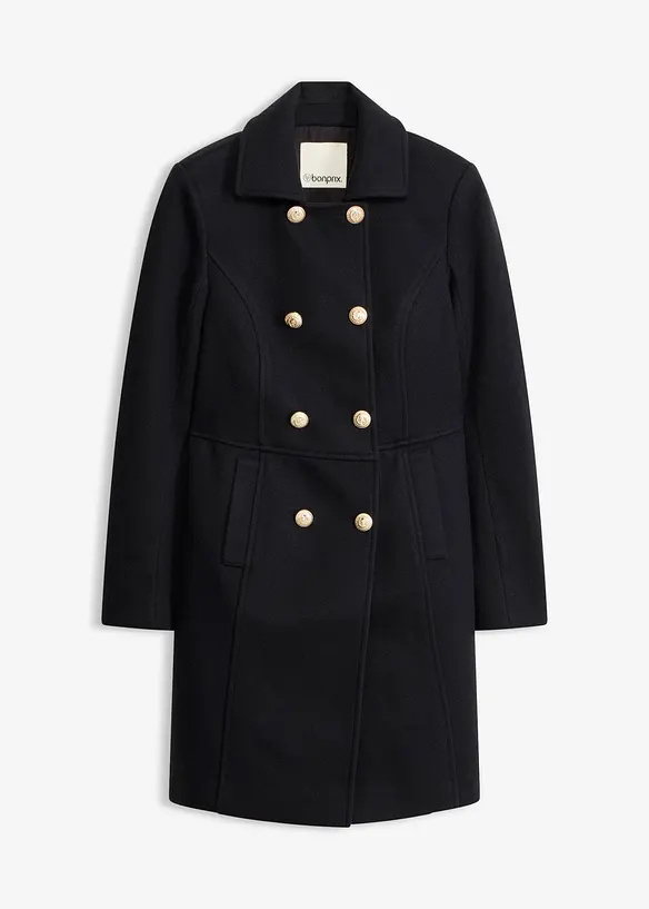 Cappotto corto in simil lana, bonprix