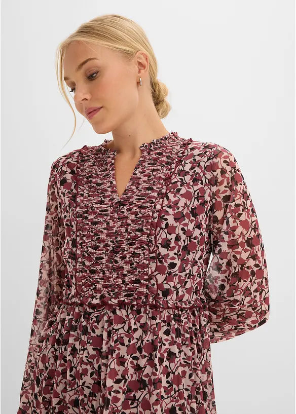 Abito di jersey in mesh fine, bonprix
