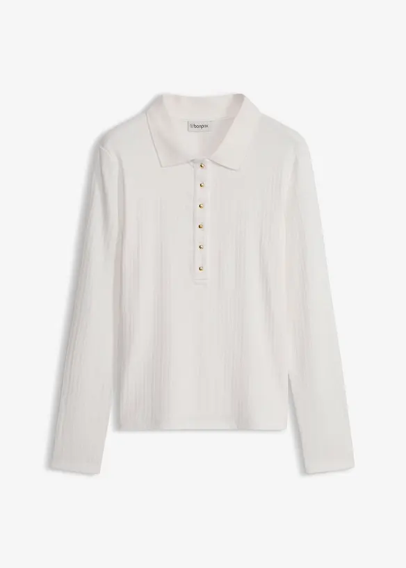 Polo in misto viscosa morbido, bonprix