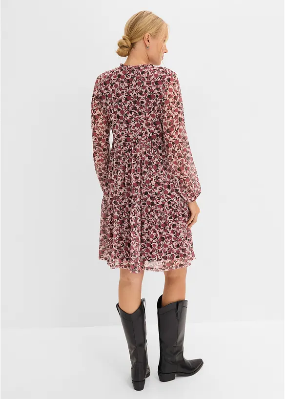 Abito di jersey in mesh fine, bonprix