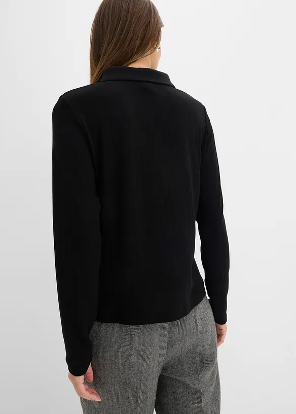 Polo in misto viscosa morbido, bonprix