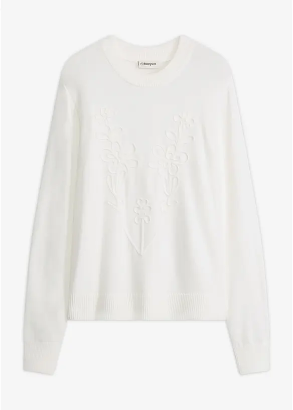 Maglione in filato fine misto viscosa, bonprix
