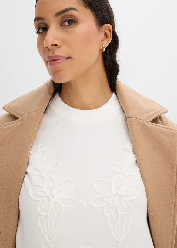 Maglione in filato fine misto viscosa, bonprix