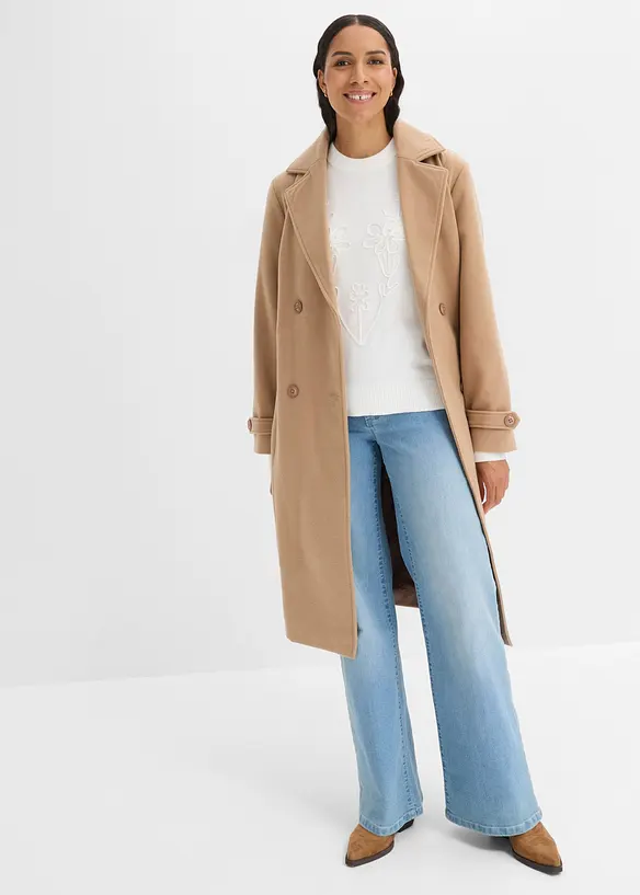 Maglione in filato fine misto viscosa, bonprix